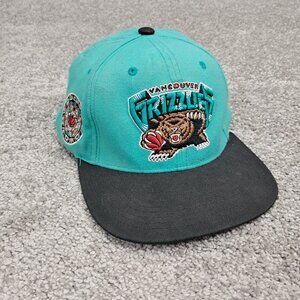 Mitchell & Ness Baseball Hat Vancouver Grizzles NBA Basketball Snap back OS